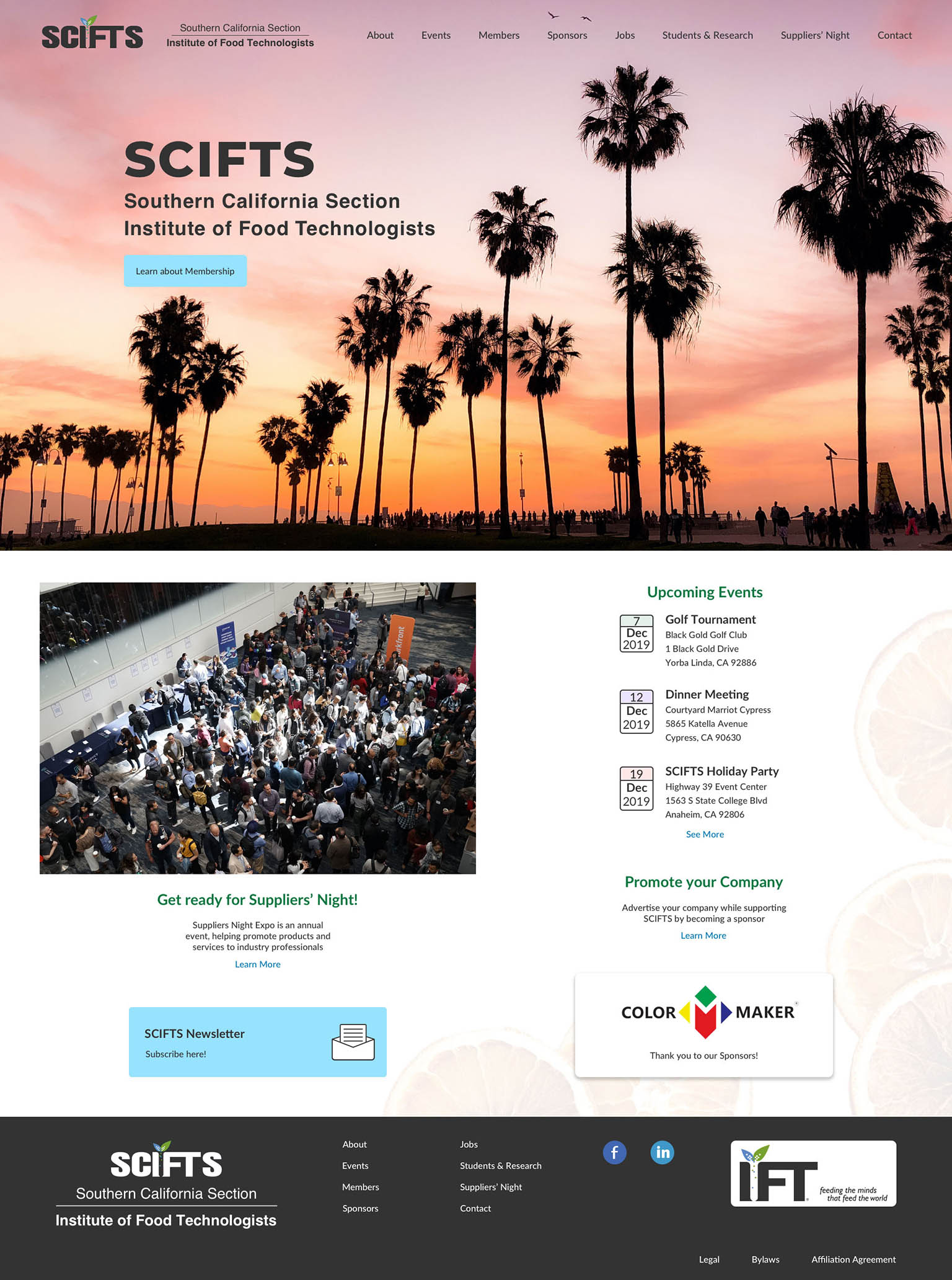 SCIFTS Homepage Redesign